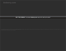 Tablet Screenshot of bioberry.com